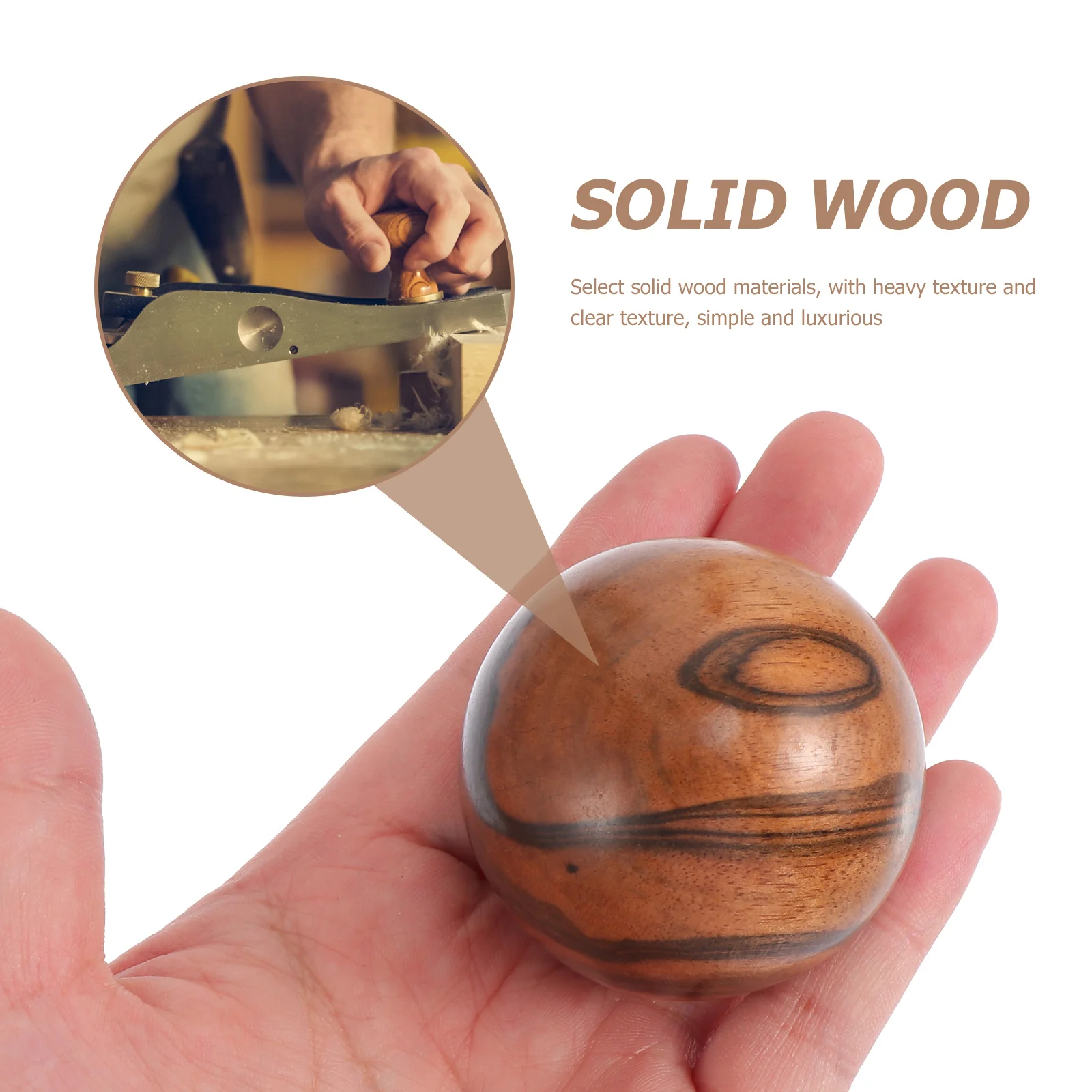 

2 шт. деревянные шарики для массажа рук, массажер для рук из цельного дерева для пожилых людей, облегчение мышц, точечный массаж, мяч для упражнений