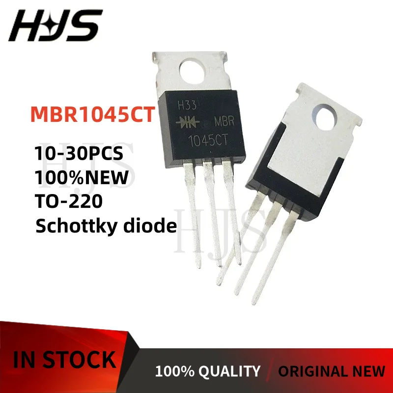 

10-30 шт. MBR1045CT 1045CT диод Шоттки TO-220 MBR 1045CT Совершенно новый в наличии