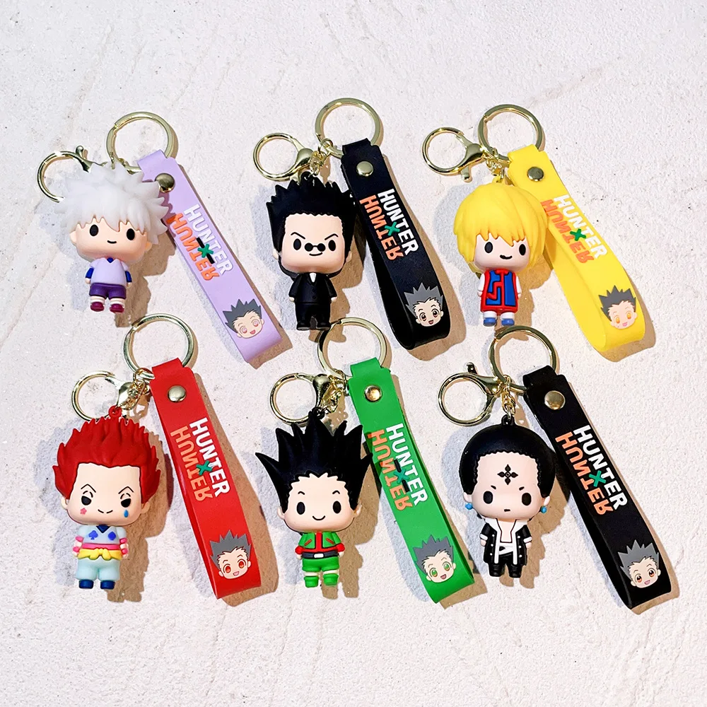 HUNTER X HUNTER Figure Keychain Anime Cartoon GON·FREECSS Doll