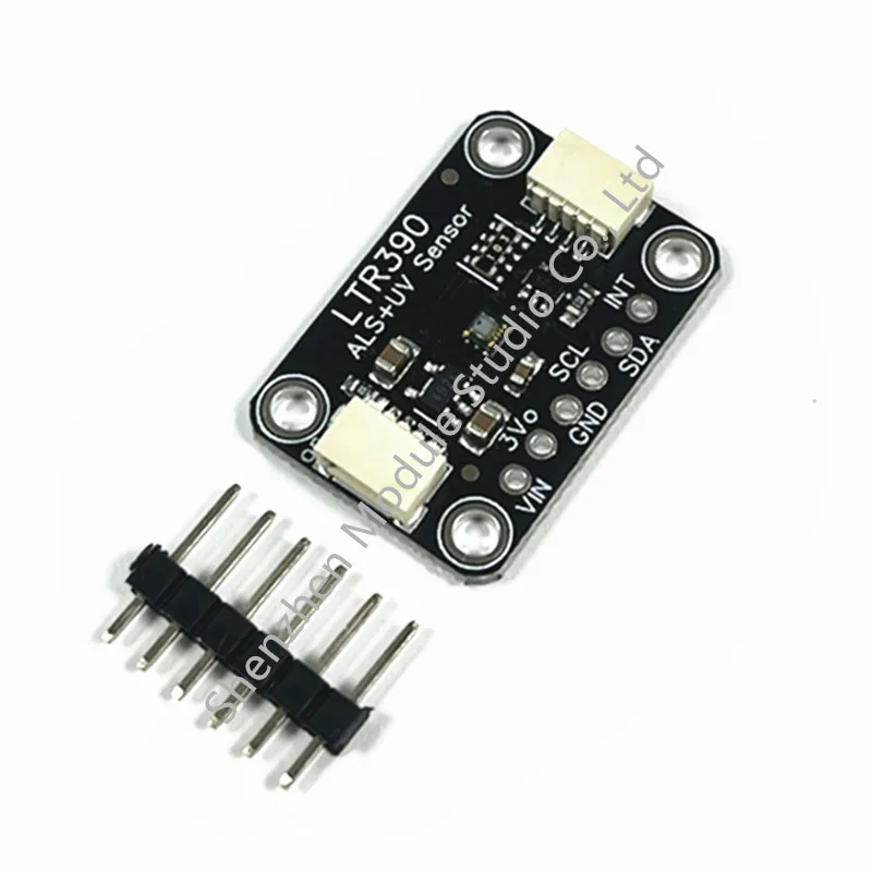 1pcs LTR390 Gravity 280nm to 430nm UV Light Sensor Support I2C UART 3.3V or 5V for light intensity detection