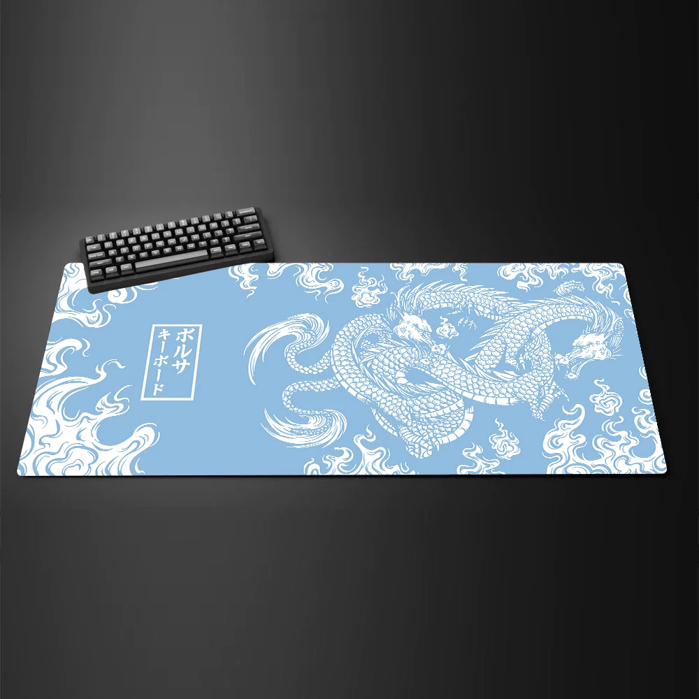 

Japanese dragon theme Mouse Pad Desk Mat gaming mats rubber anti-slip Durable pc accessories keypad Extended mouse pads rug