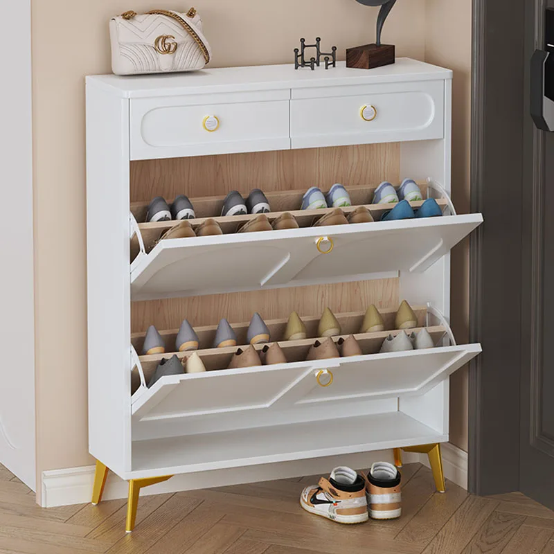 Shoemakers White Shoe-shelf Organization Cupboards Organizer Living Room Cabinet Cabinets Shoerack Rack Armoire Home Furniture image 5
