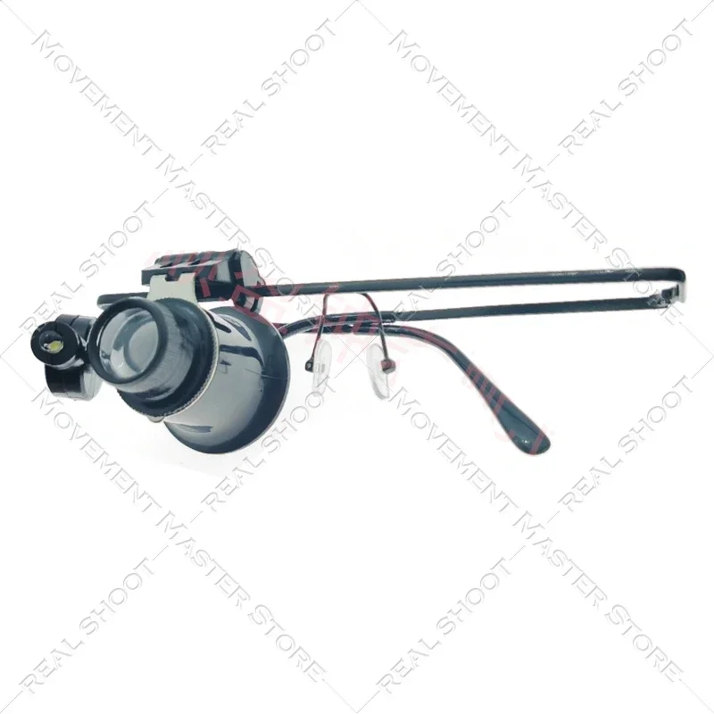 時計修理ツール 目鏡 20倍 ヘッドルーペ アンティーク認証スタンドルーペ 20