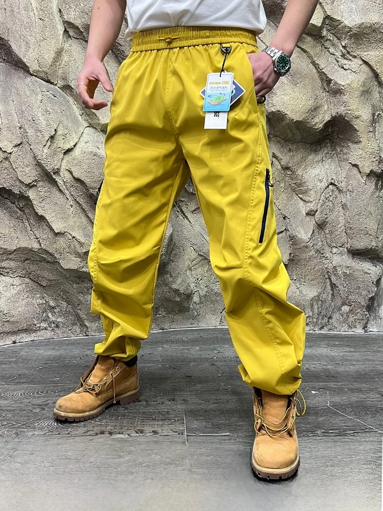 

Outdoor Windproof Straight Leg Trousers Youth Casual Pants Hiking Pants Water Resistant Sports Workwear Dopane Couples