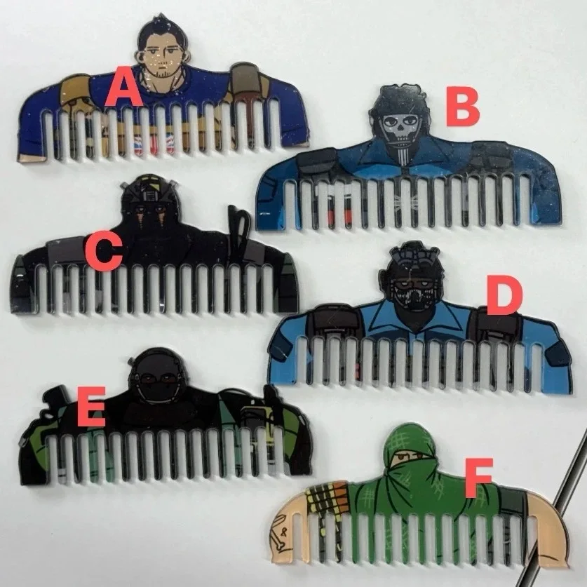 2025 新しい COD コール オブ デューティ ゴースト キオスク キーang nikto 抽象コスプレ アクリル コーム