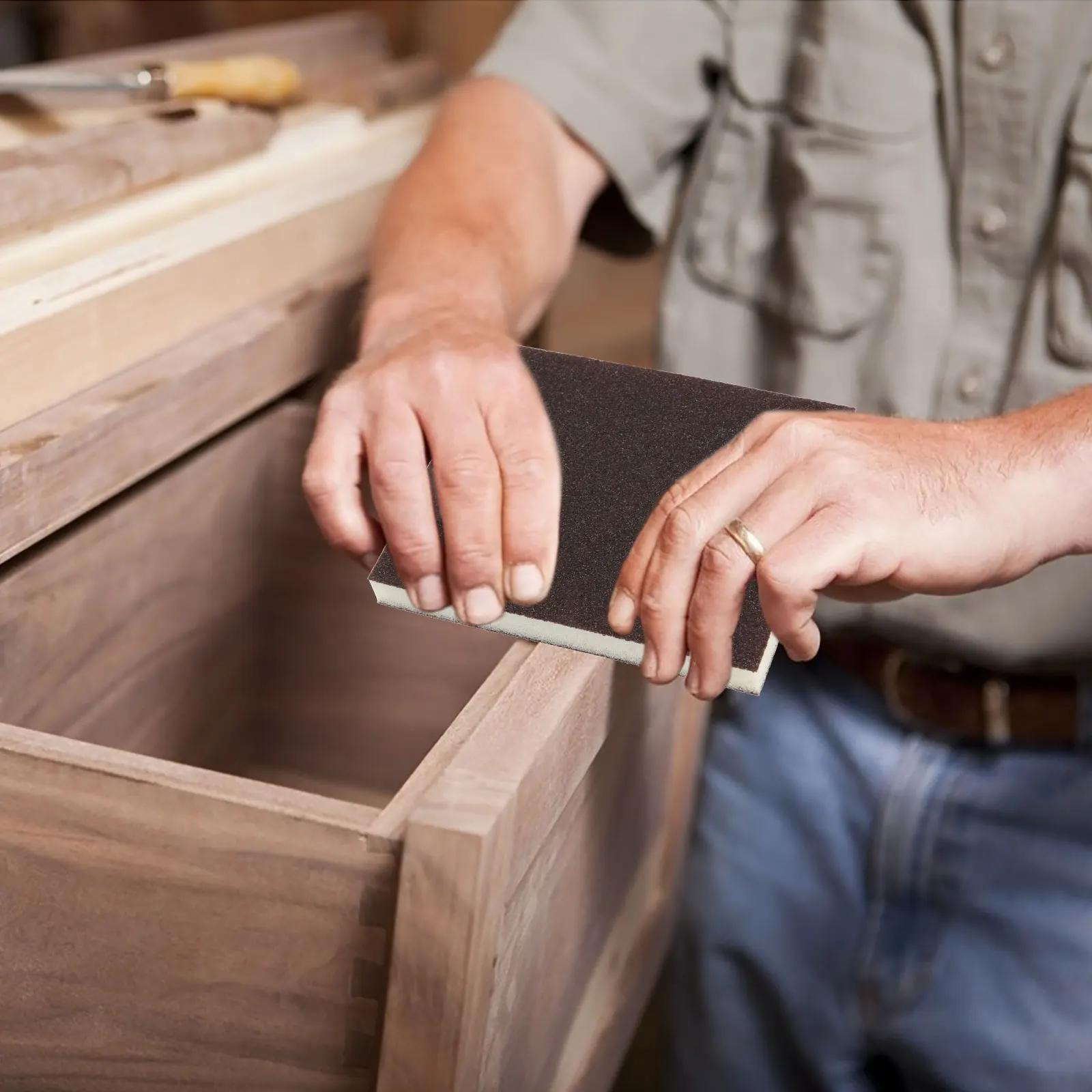 

15Pcs Sanding Blocks Assorted Sandpaper Sheets Wet Dry Polishing Pads for Wood Furniture Hand Sanding Assorted Sandpaper