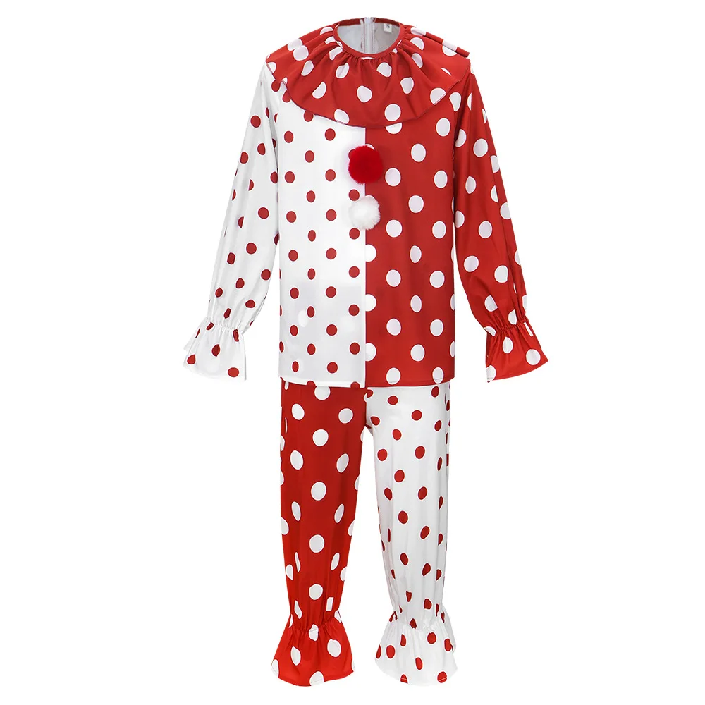 New Wave Point Horror Clown Cosplay Performance Costume Christmas Carnival Role Playing Performance Costume view 6