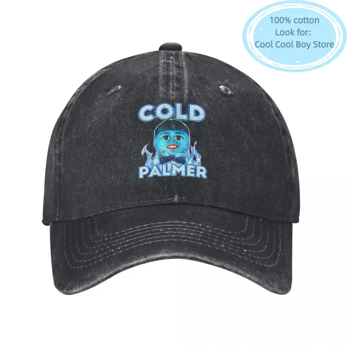 Vintage Cold Palmer Funny Meme Baseball Cap Unisex Style Distressed Cotton Sun Cap Football Soccer Outdoor Summer Hats Cap