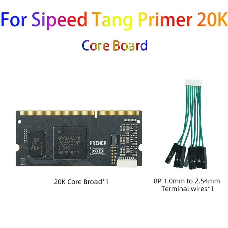 128M DDR3 GOWIN GW2A FPGA Goai Core Board أسود الحد الأدنى لنظام Sipeed Tang Primer 20K