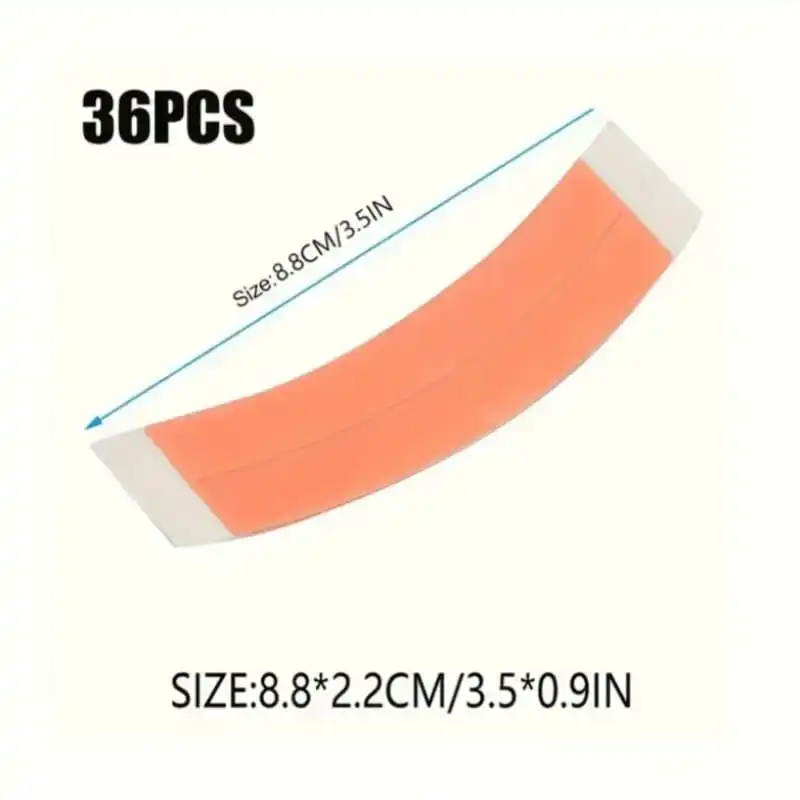 36/72pcs Wig Tapes for Lace Wigs, Invisible Waterproof Double Side Tape for Wigs Lace Front Wig Tape - view 2