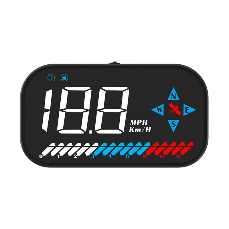 

Car Digital GPS Speedometer Head Up Display HUD MPH/KM Overspeed Warning Alarm Fatigue Driving Reminder USB Big Font Tachimetro