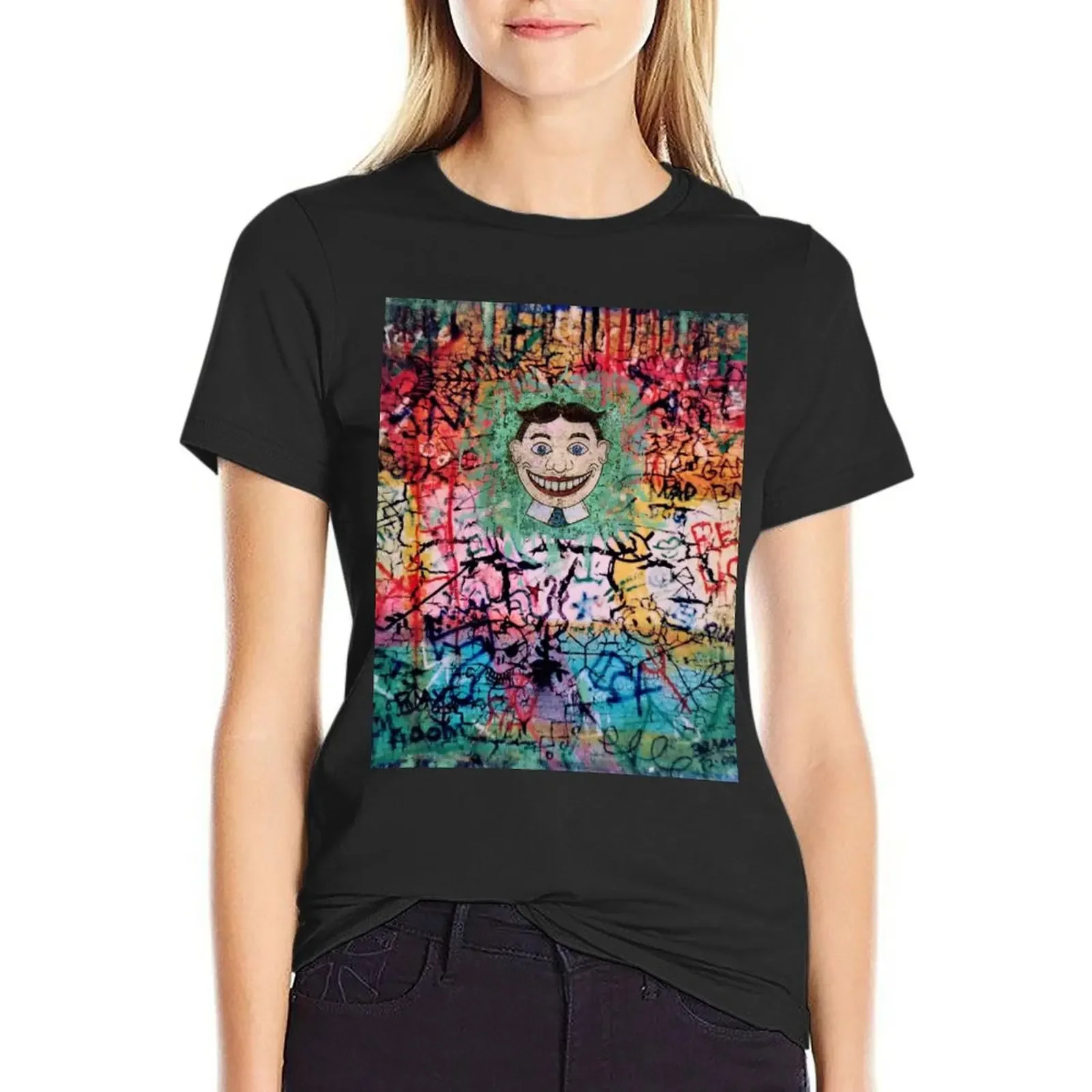 

Asbury Park Graffiti T-Shirt Aesthetic clothing blanks blacks plus size tops Woman clothing