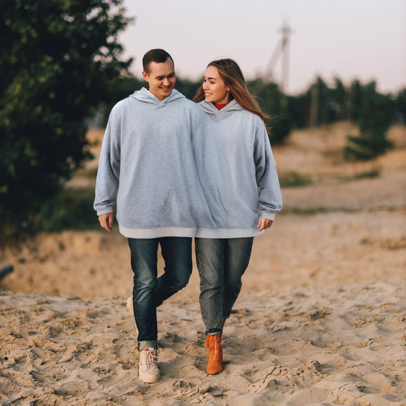 

Couple Oversize Double For Couples Polyester Universal Matching Hoodie Size Funny Funny Hoodies Oversize Hoodie Hoodies