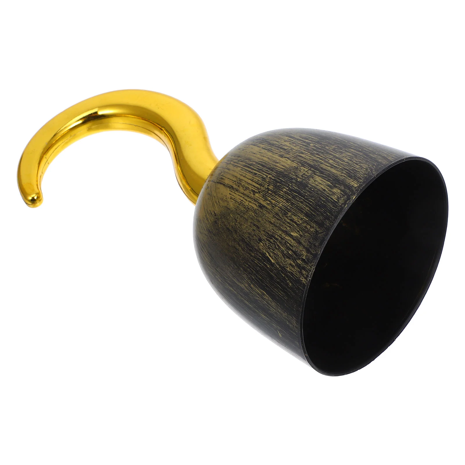 Golden Pirate Hook Cosplay Toys Halloween Adornments Hand Hooks Plastic Party Decorations Decorative Accessory