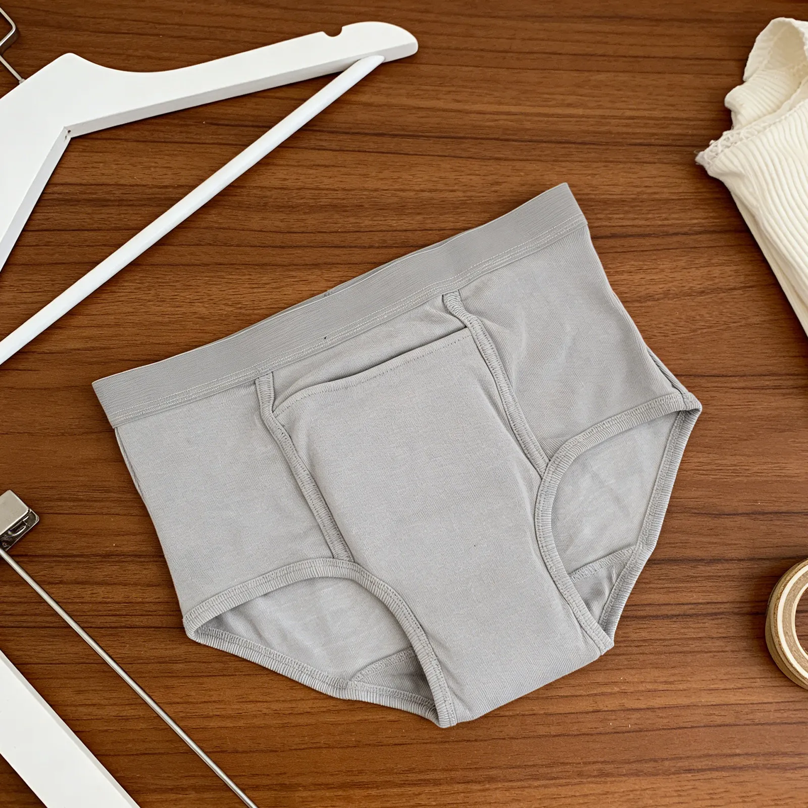 

Многоразовые водонепроницаемые трусы-подгузники для взрослых, серые, размер L, для пожилых людей и людей с ограниченными возможностями, защитные трусы при недержании