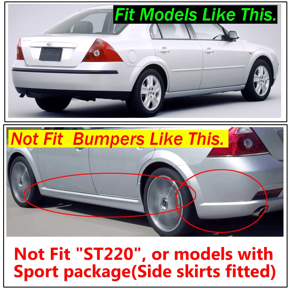 For Ford Mondeo Mk3 2000 ~ 2007 Set Molded Mud Flap Flaps Splash Guards Mudguards Mudflaps 2006 2005 2004 2003 2002 2001