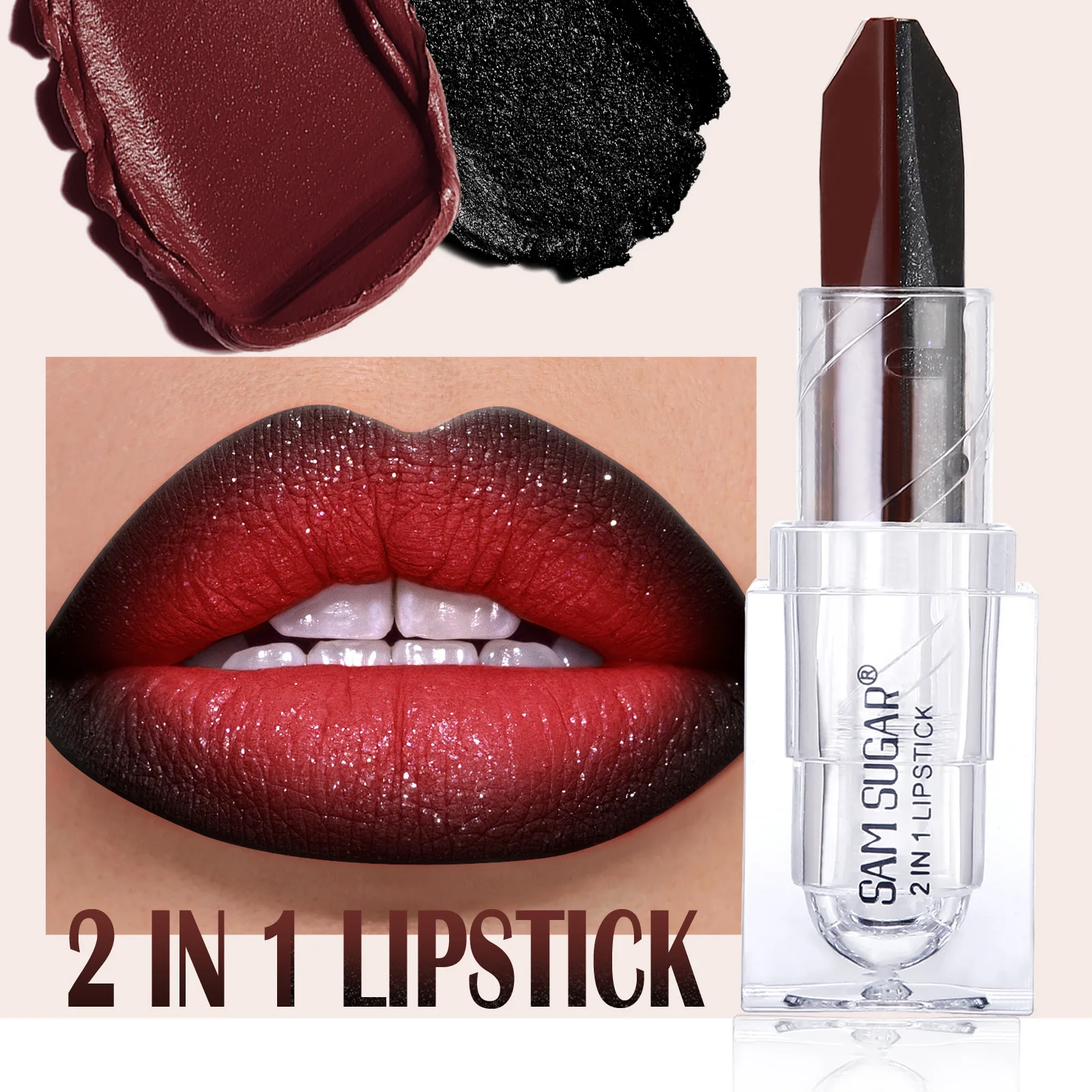 Rossetto che cambia temperatura in lamina d'oro Balsamo per labbra trasparente idratante a lunga durata Nutre le labbra Cambia colore facile