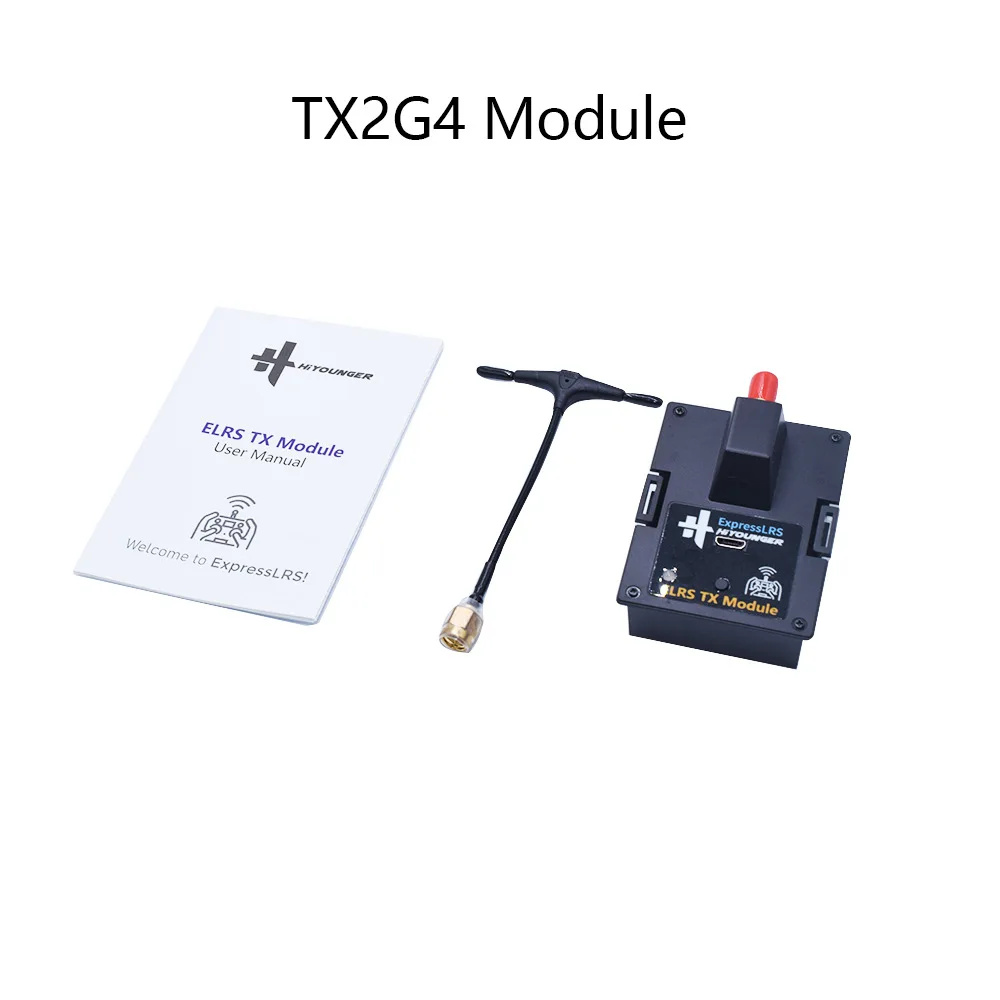 ELRS Long Range High Frequency Head Crossover Aircraft Signal Enhancement Supports 2.4GHz