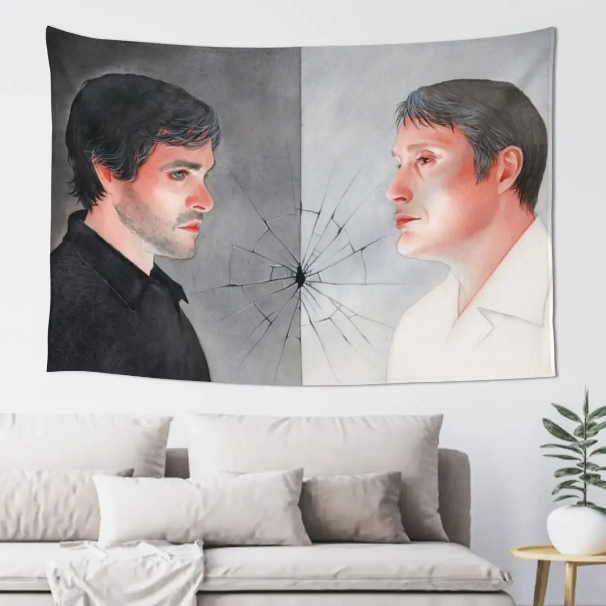 

...And the Women Clothed with the Sun / Hannibal S3E09 / Hannigram Watercolor Tapestry Wall Decorations Tapestry