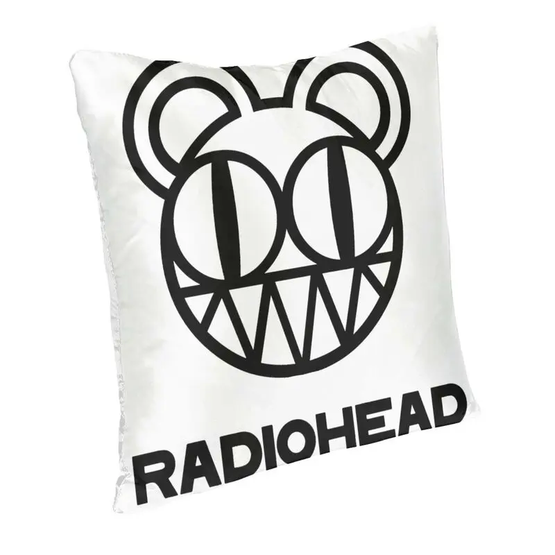 Luxury Radioheads Music Logo Radio Cushion Cover 40x40cm Velvet Throw Pillow Case Sofa Square Pillowcase Living Room Decoration