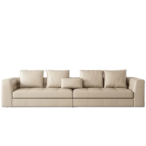 

Итальянский роскошный секционный кожаный диван 280 см, мебель для дома