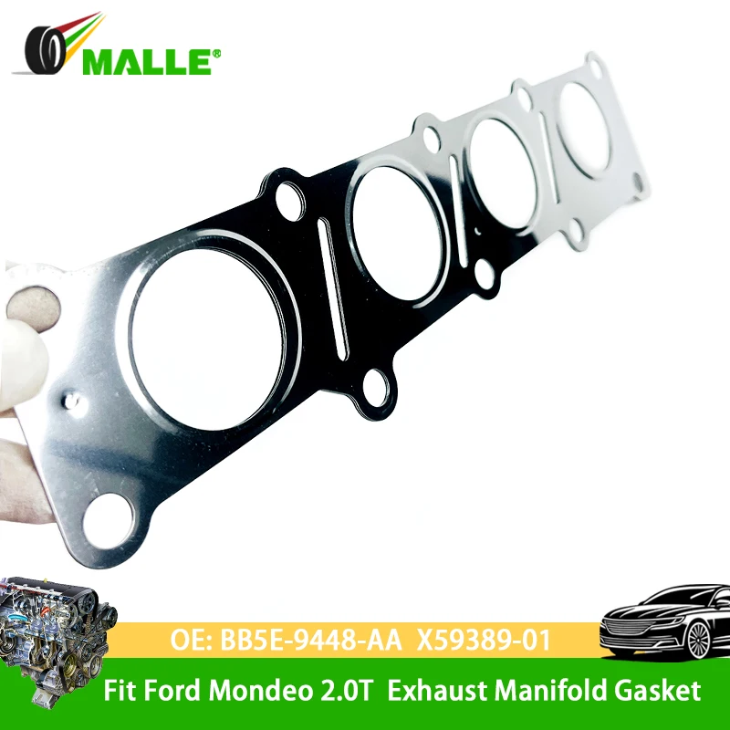 

Exhaust Manifold Gasket For Ford 2011~2013 Mondeo 2.0T 203 240 Engine Accessories Made of Stainless Steel BB5E9448AA X59389-01