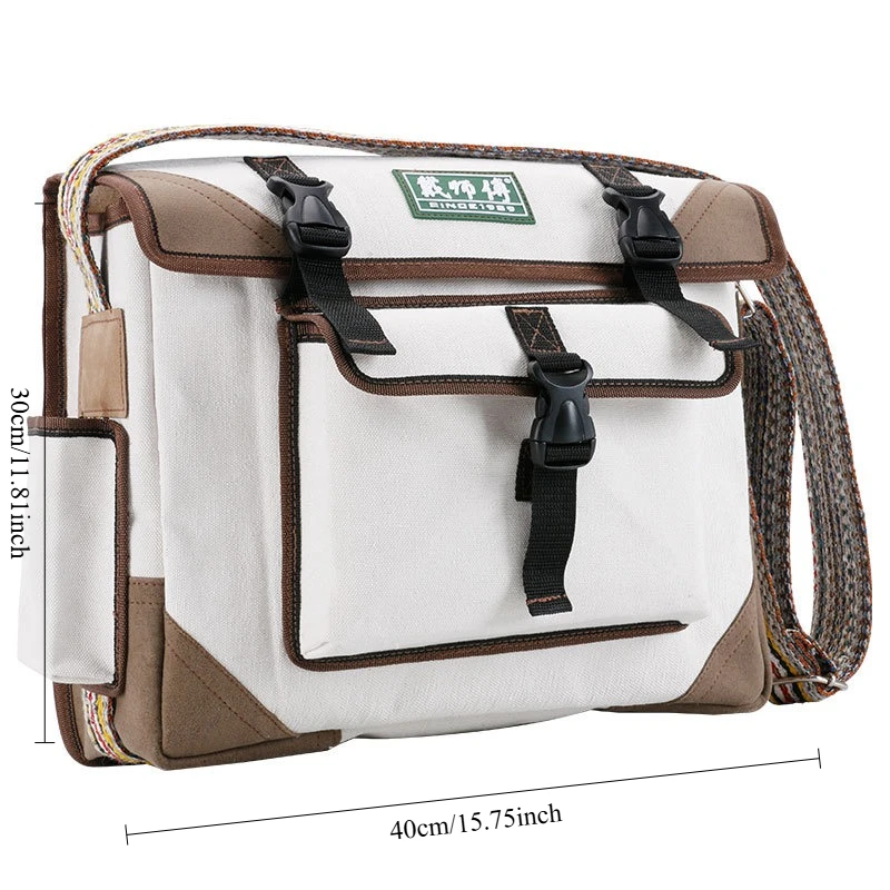 Thickened Electrician's Bag Toolkit Multifunctional Canvas Large Maintenance Wear-resistant Tool Bag