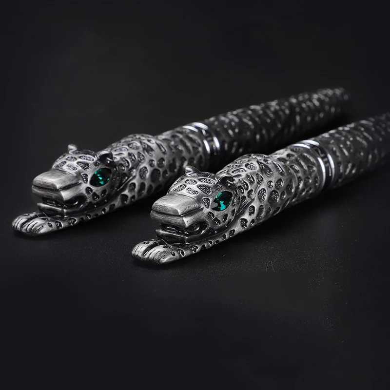 Jinhao Full Metal Luxury Rollerball Pen Exquisite Panther Heavy Signing Pen Fine 0.5mm Office Business School Writing Gift Pen