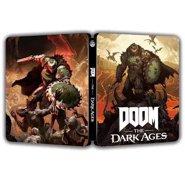 doom-the-dark-ages-welcome-to-hell-edition-スチールケース-ファンタジーボックス-カスタマイズ、スチールケース、ゲーム-cd-は含まれません