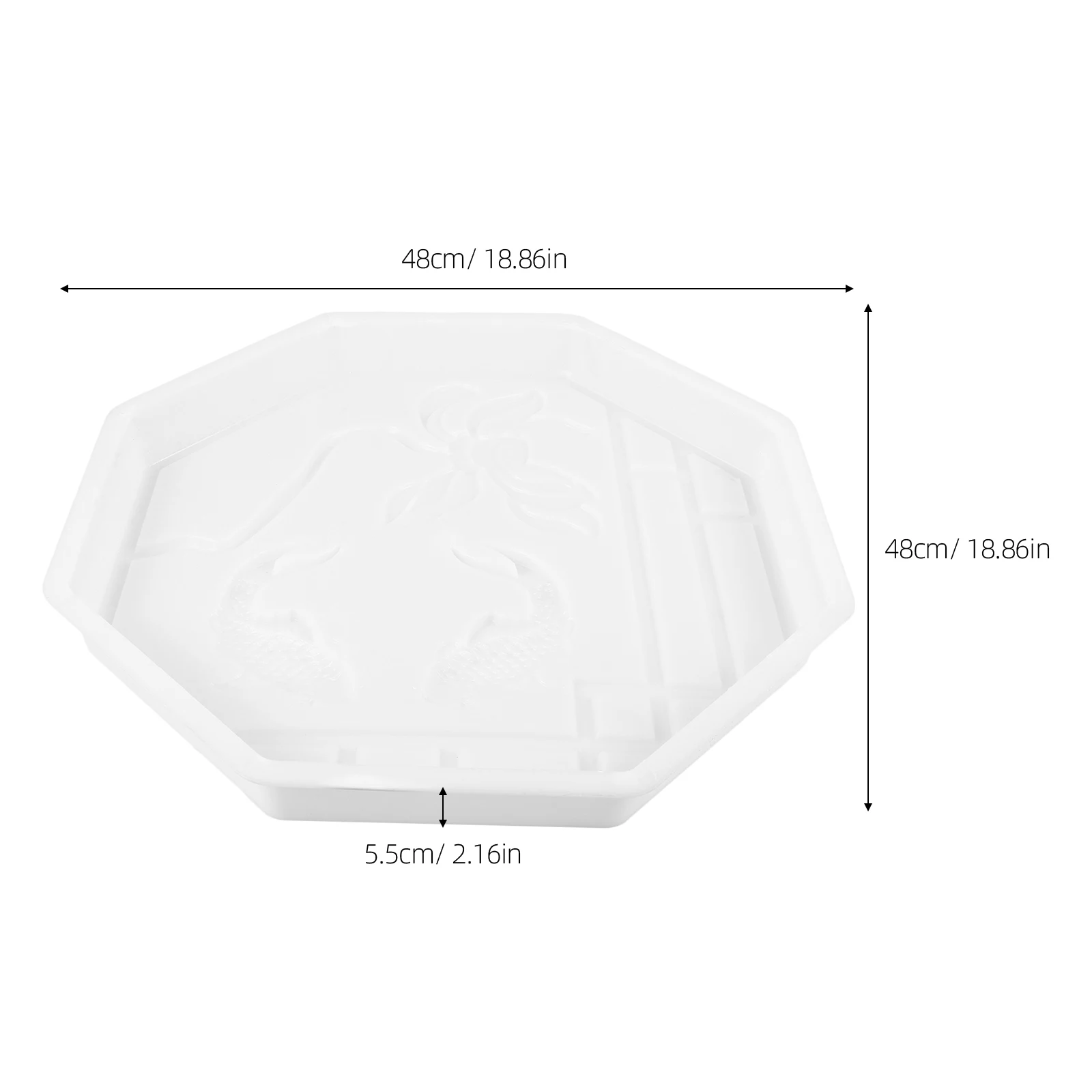 

Octagonal Floor Tiles Concrete Paving Molds Flower Board Plastic Stepping Stone Mold Walkway Stones Pathway Diy Brick Garden