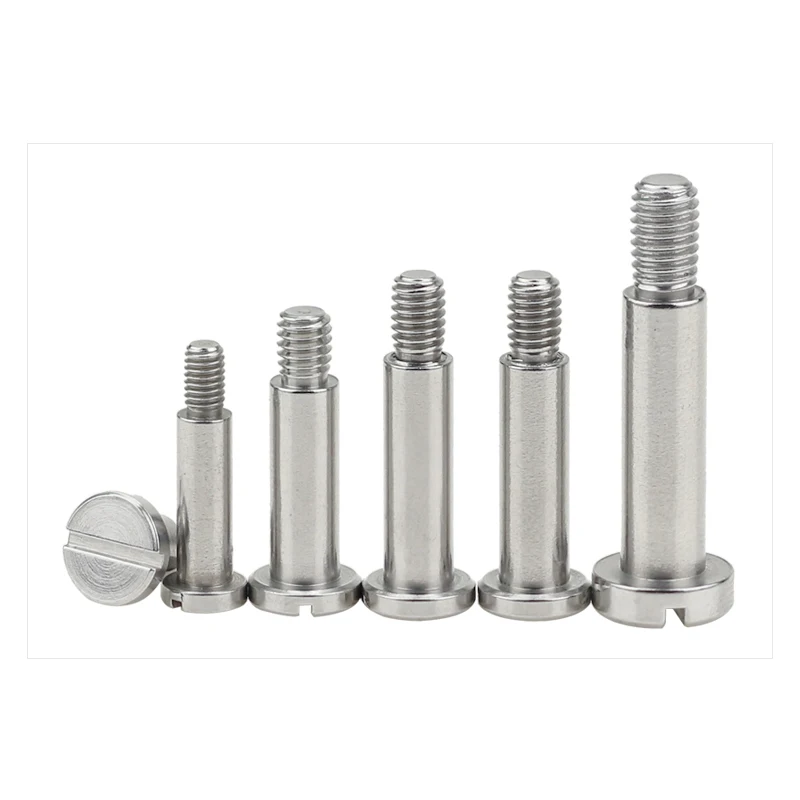 M4 M5 M6 Stainless Steel Slotted Plug Positioned Shaft Shoulder Step Screw Plug Limit Screw Bearing Bolt Length 5-40mm