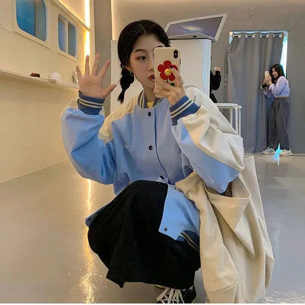 

Кожаные куртки женские зимние пальто женские потертые винтажные свободные женские с длинными рукавами повседневные весенние модные тонкие ветрозащитные ретро