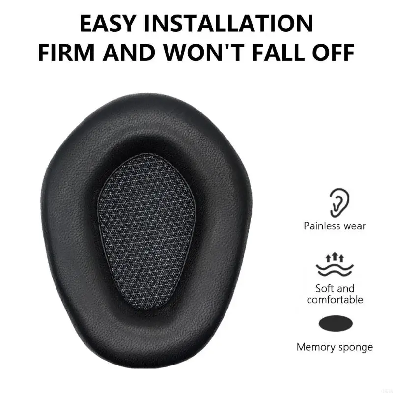 066a 1Pair Protein Lederohrpolster Ohrkissen Abdeckung für Pryma 01 Kopfhörer