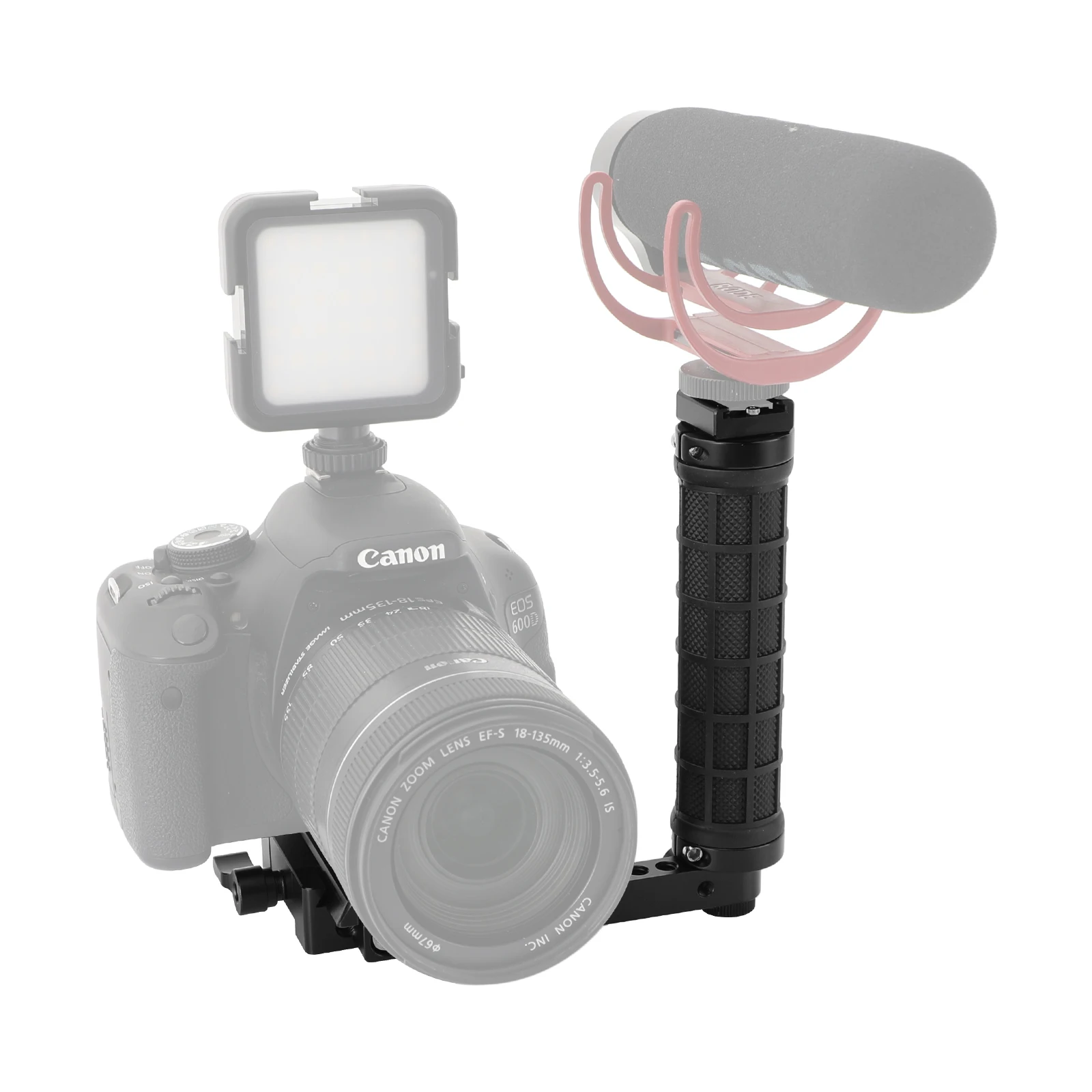 Kayulin Handy Camera Holder Rig With Rubber Handle