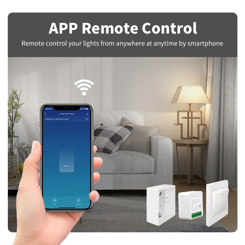 

M16K-Tuya Mini Wi-Fi модуль умного переключателя для 2-стороннего управления умный дом DIY переключатели для приложения Smart Life Alexa голосовое управление