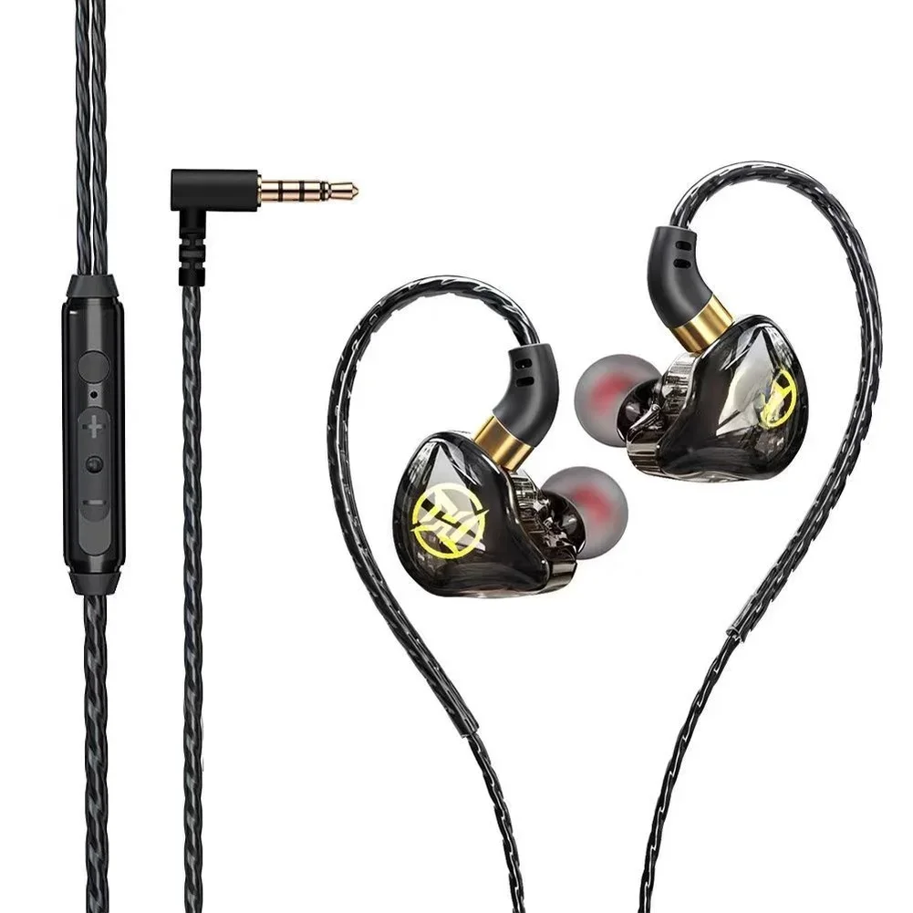 

Reliable Wired In Ear Headphones with Mic for Gaming High Fidelity Audio Deep Bass Type C 3.5mm Cable for Long