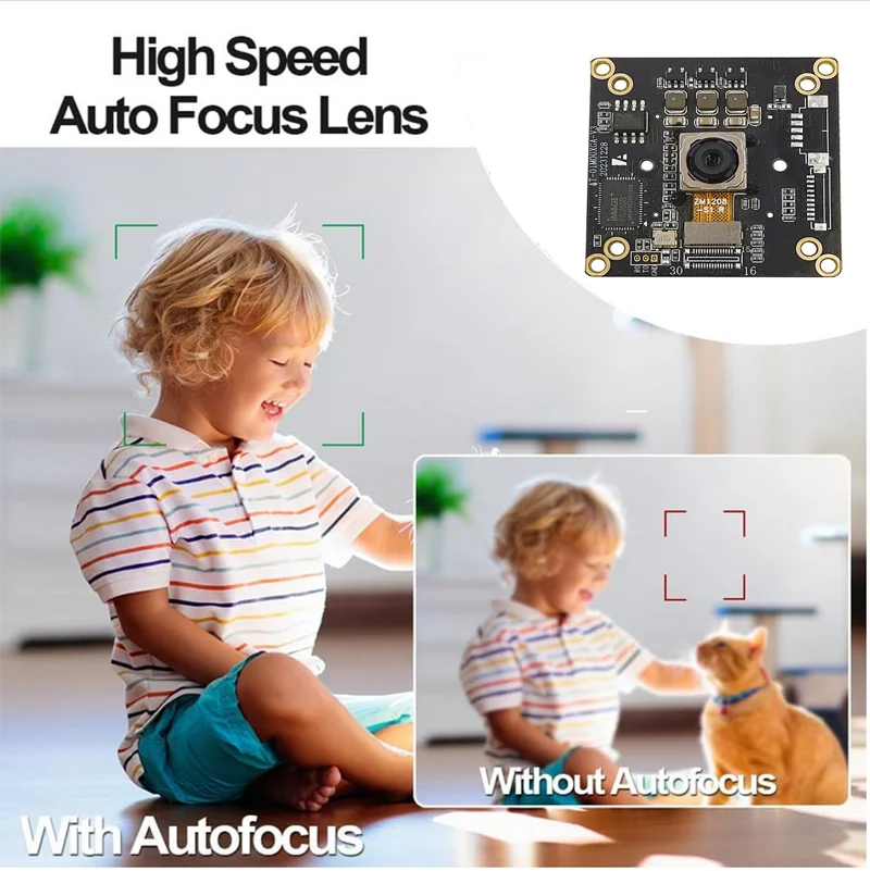 12MP IMX362 USB2.0 Webcam Module PDAF Autofocus Fixed Focus AF/FF Camera No Distortion Lens UVC OTG Plug & Play 4K PC Usb Camera - Image 5