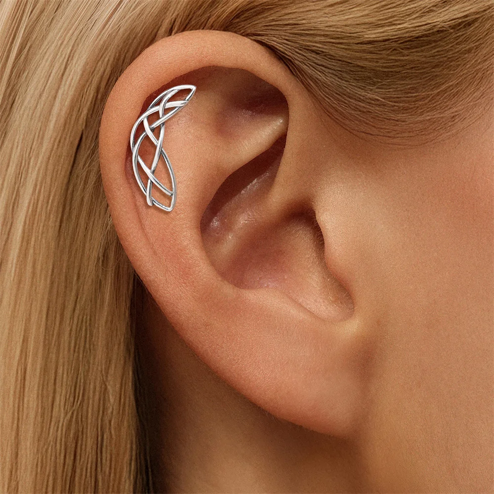 CANNER 1 Stück 925 Sterling Silber Gotischer Blumen-Ohrstecker für Damen, Europa und Amerika, Vintage-Ohrstecker, Geschenk – Detail 16