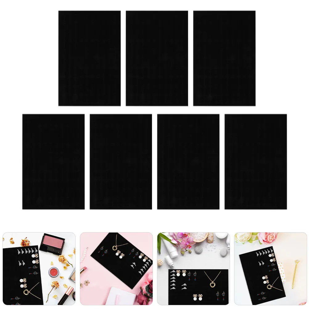 7pcs Jewelry Box Sponge Inserts for Rings, Earrings, Brooches – Customizable Organizer Display Liners