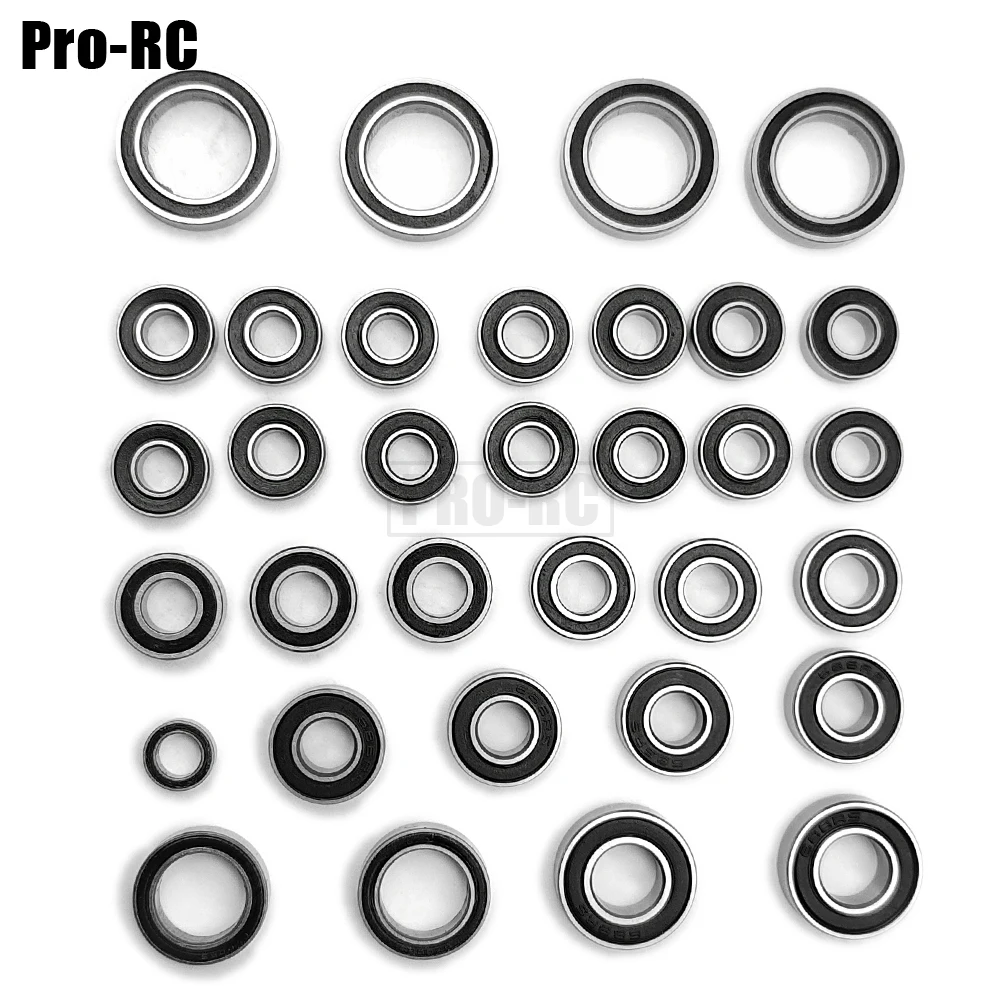 33Pcs Complete Bearings Kit For Traxxas 1/10 E-Revo ERevo VXL Brushless Original Version Rc Car Parts