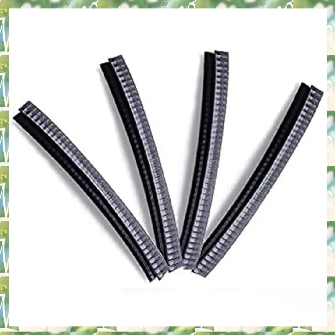 Deportes 2 pares de protectores de nariz y cola de monopatín, protección de borde de Longboard, cubierta de goma resistente a impactos, 2 pares de nariz de monopatín y