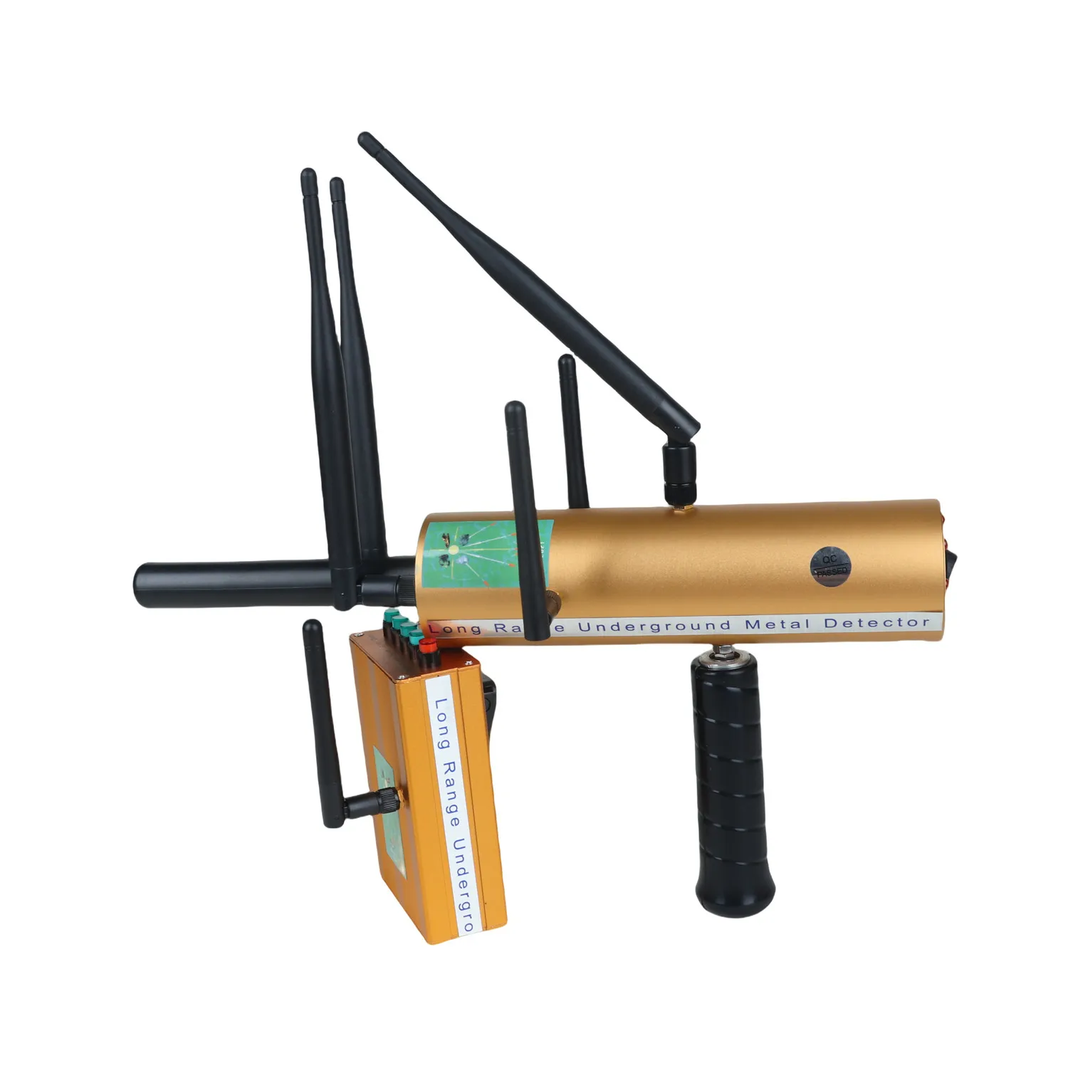 1000m Searching Long Range Gold Silver Detector AKS Searching Device Copper Gold Diamond Locator With Mini Aluminum Box Package