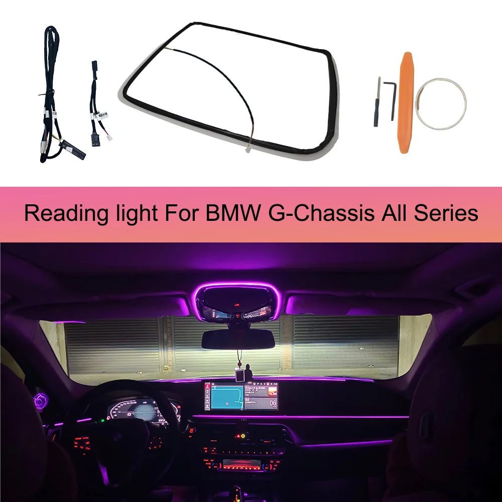 Image of LED-Leselampe für BMW 3 4 5 6 7 8 Serie X3 X4 X5 X6 X7 G20 G26 G30 G32 G11 G16 G01 G02 G05 G06 G07 G60 G70 Auto-Ambientebeleuchtung