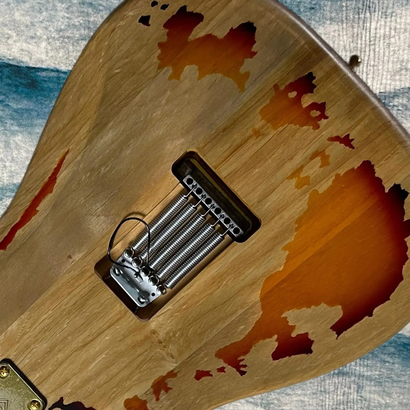 Vintage Sunburst Aged GST Electric Guitars Rosewood Fretboard Alder Body