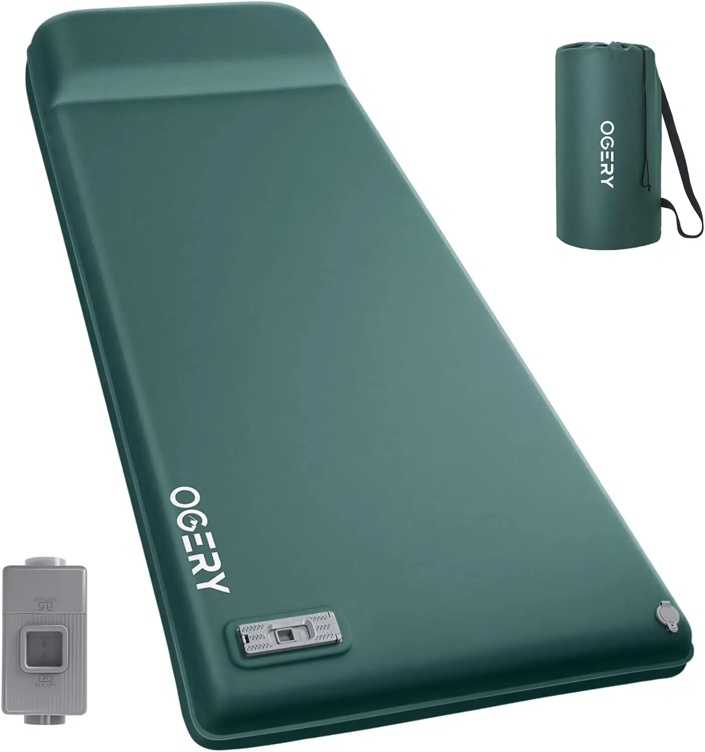 

Self-Inflating Camping Pad with Electric Pump, Ultra-Thick Memory Foam, 4-Season Mattress for Tent Travel Car