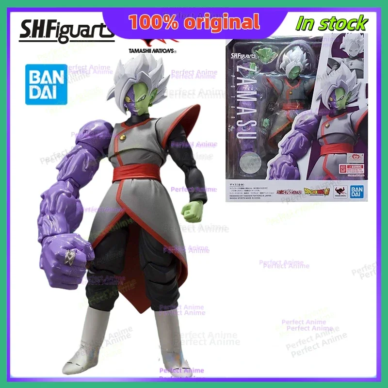 

Original Bandai Dragon Ball: S.H.Figuarts SHF Tamashii Nations Super Zamasu Potara Anime Figure Collectible Model Toys Ornaments