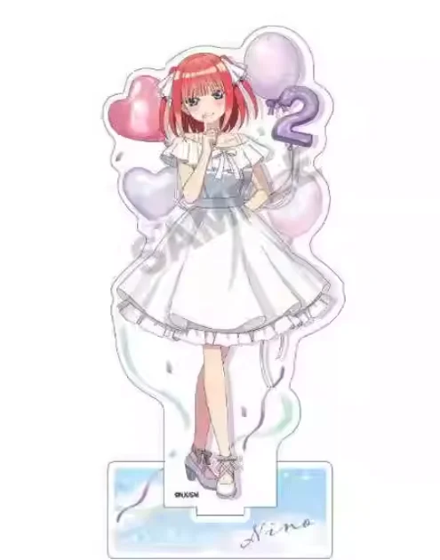

Anime The Quintessential Quintuplets Nakano Yotsuba Acrylic Stand Model Plate Desk Decor Standing Sign Game Fans Gifts MO