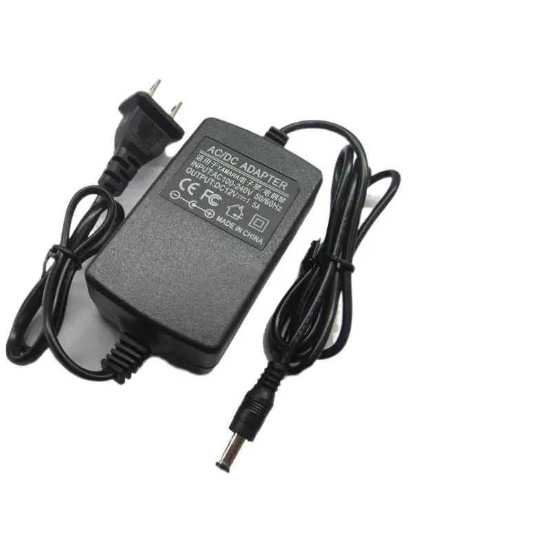

For Yamaha KB280 PSR540 550 E233 electronic organ power adapter 12V 1.5A 5.5*2.5mm