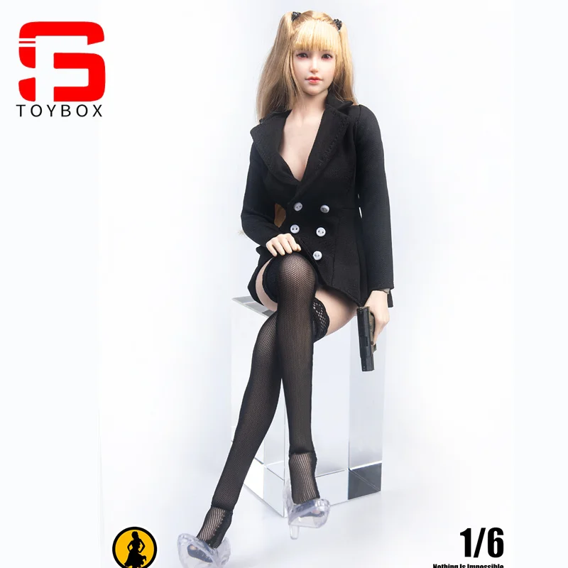 TYM143 1/6 女性のセクシーなスーツスカートストッキングクリスタル靴セットモデルフィット 12 ''TBL PH JO 兵士ビッグバストアクションフィギュアボディ人形