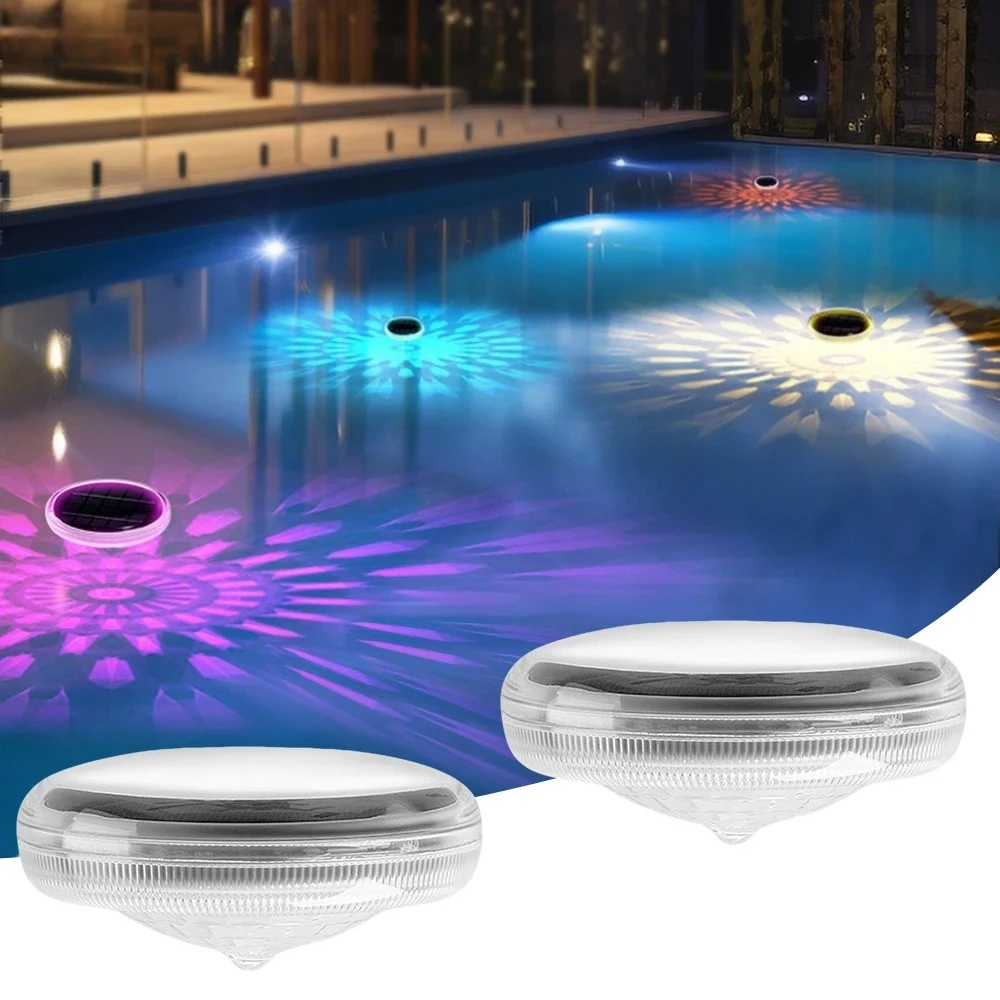 

Солнечные плавающие фонари для бассейна, меняющие цвет, IP65, водонепроницаемые фонари для бассейна с дистанционным управлением, 9 режимов освещения, плавающий свет